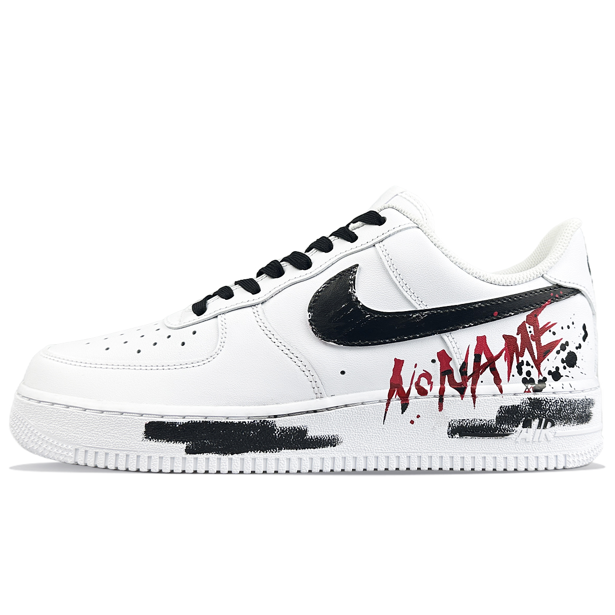 

Кроссовки Nike Air Force 1 Skateboarding Shoes Unisex Low-top Black/Red, черный/белый/красный