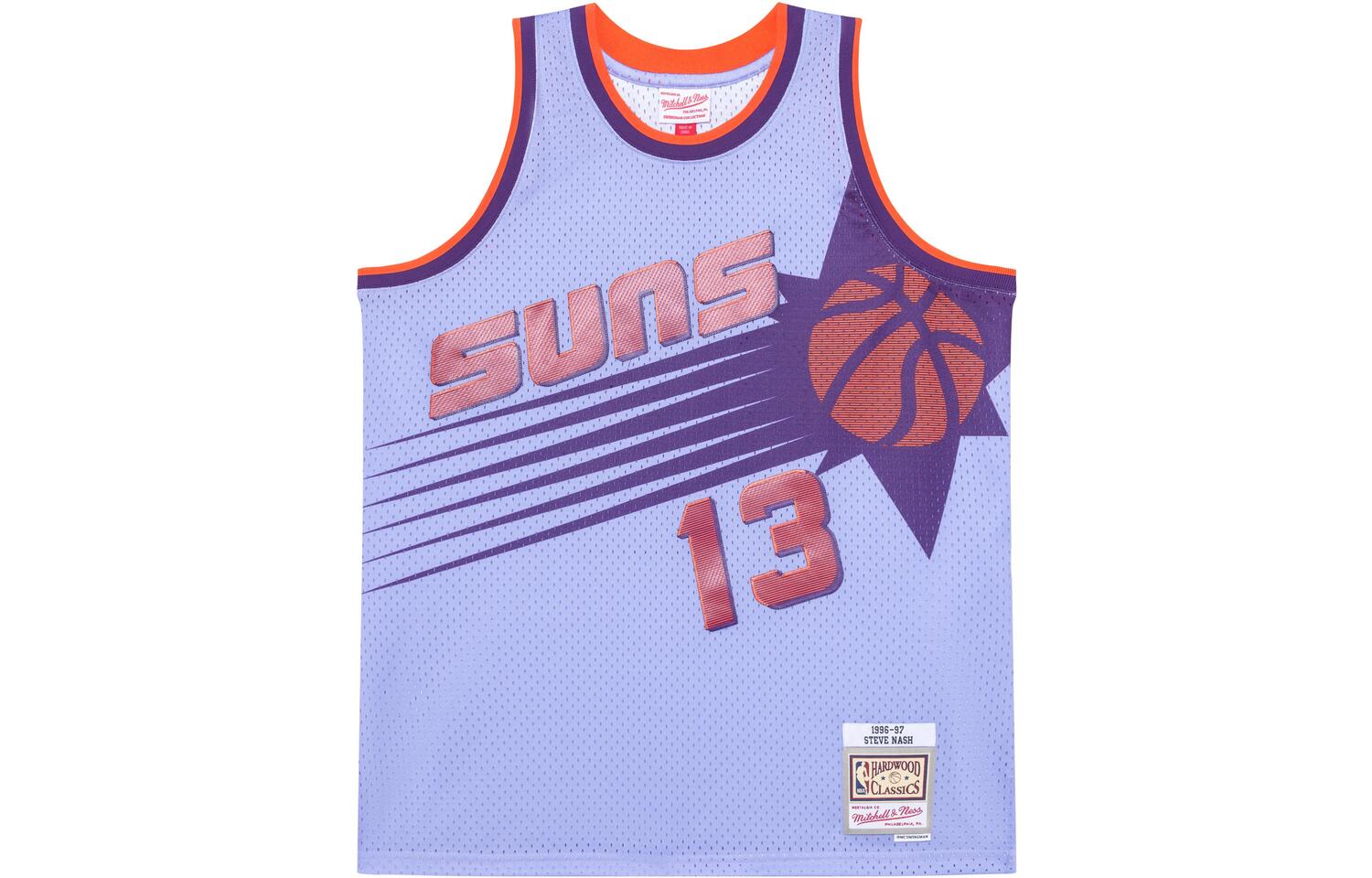 

Mitchell Ness Баскетбольные майки Unisex, светло-фиолетовые, модель Moderate Bib & Brace