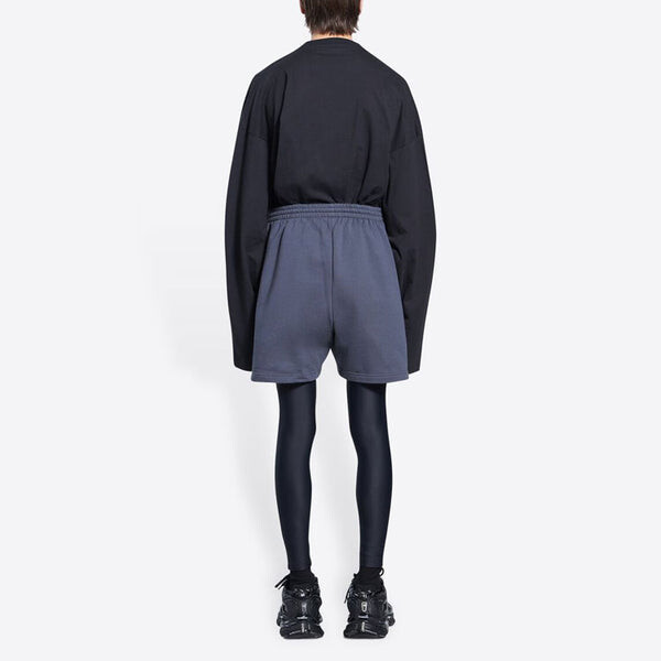 Шорты political campaign sweat shorts 'dark grey' Balenciaga, серый — фото 4