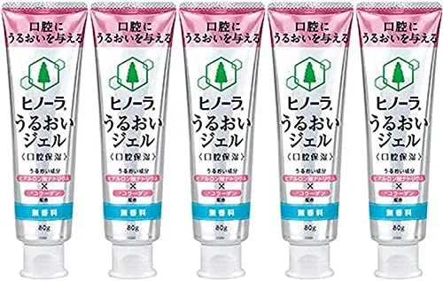 Набор геля для увлажнения кожи Hinora Moisturizing Gel Fragrance Free 80 г × 5 шт