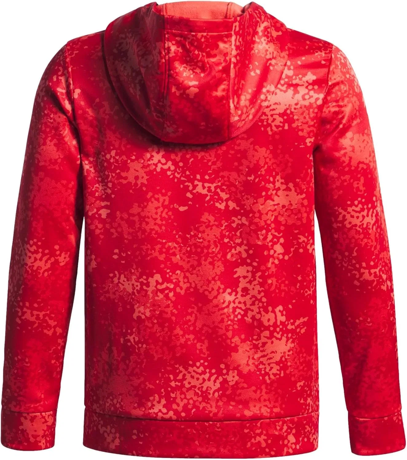 Детская флисовая толстовка Under Armour с принтом Under Armour, Racer Red/Black — фото 2