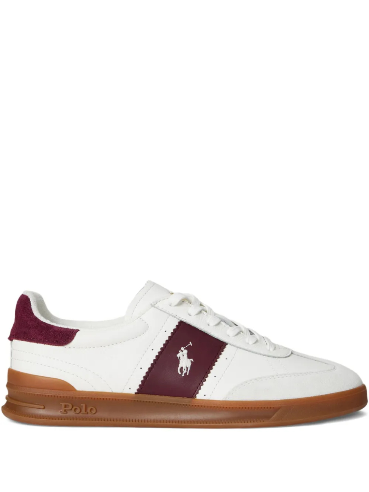 

Замшевые кроссовки Heritage Aera Polo Ralph Lauren, белый
