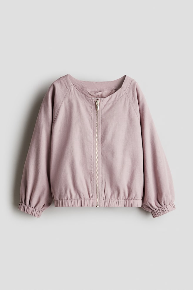 

Пиджак из смеси льна H&M, розовый