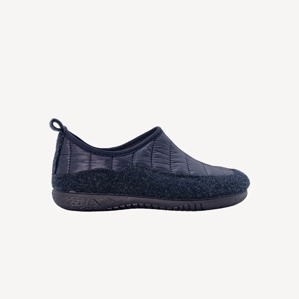 Мужские зимние слипоны Valencia New, тёмно-синие, от Gurus Shoes