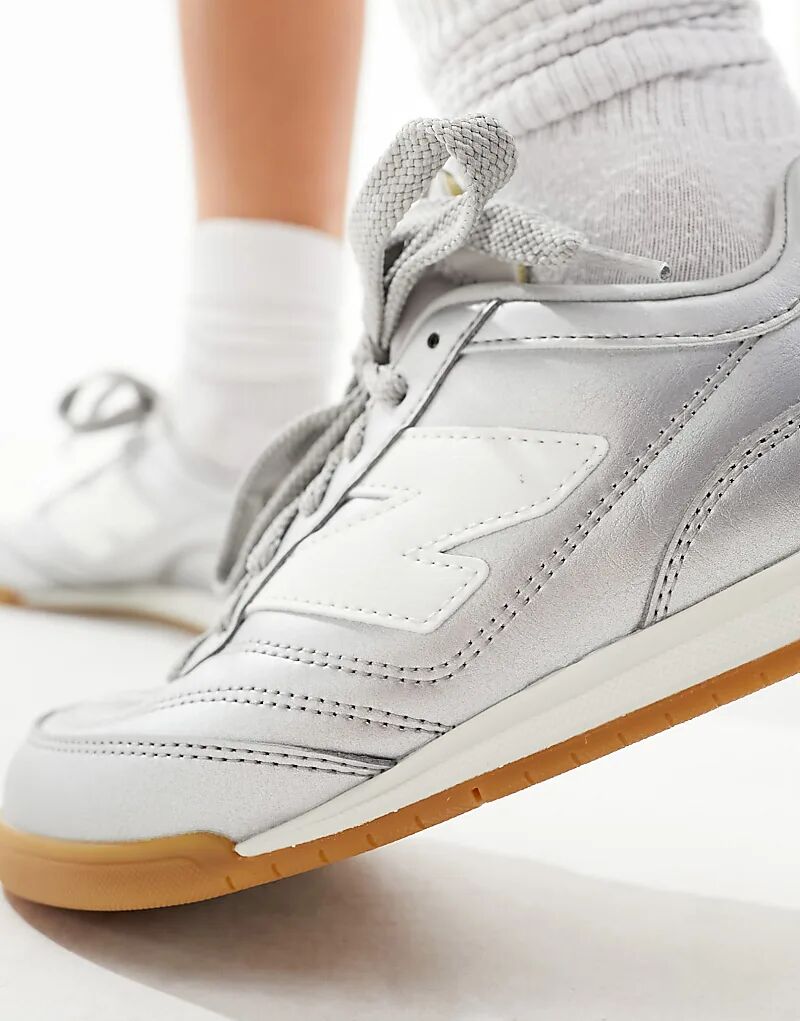 Кроссовки RC42 серебристого цвета New Balance — фото 4