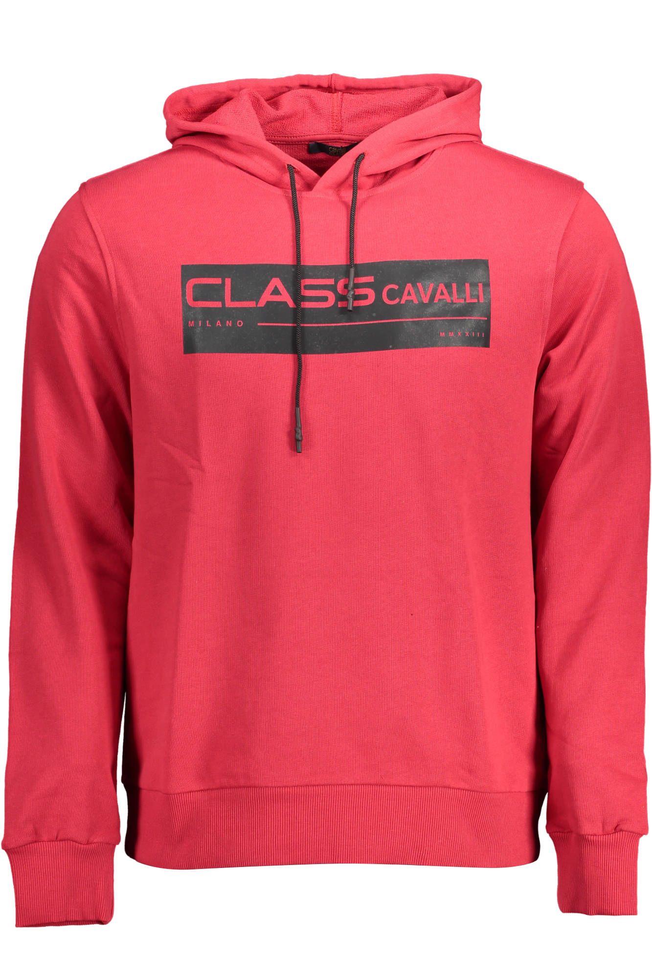 

Красный хлопковый мужской свитер cavalli CLASS