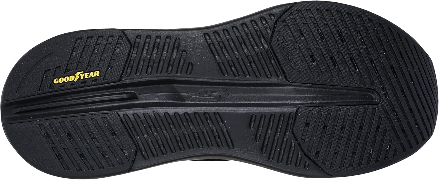 Мужские кроссовки Skechers Max Cushioning Glide Step с амортизацией, надевание без помощи рук, черный — фото 2