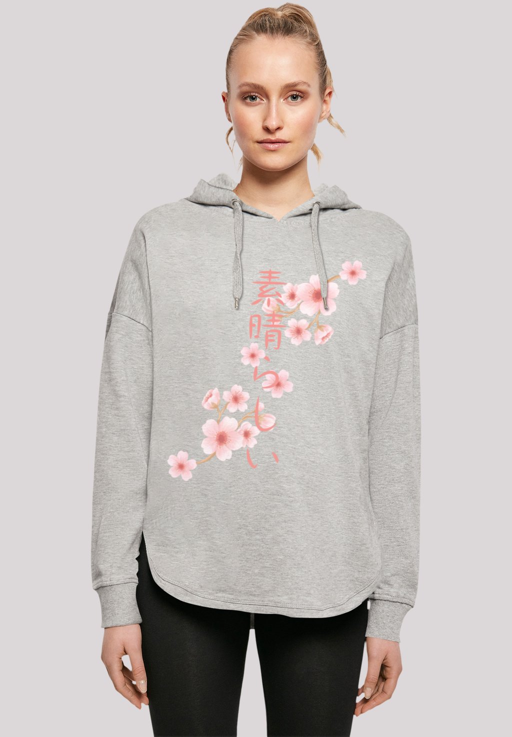 

Толстовка KIRSCHBLÜTEN ASIEN - Hoodie F4NT4STIC, серый
