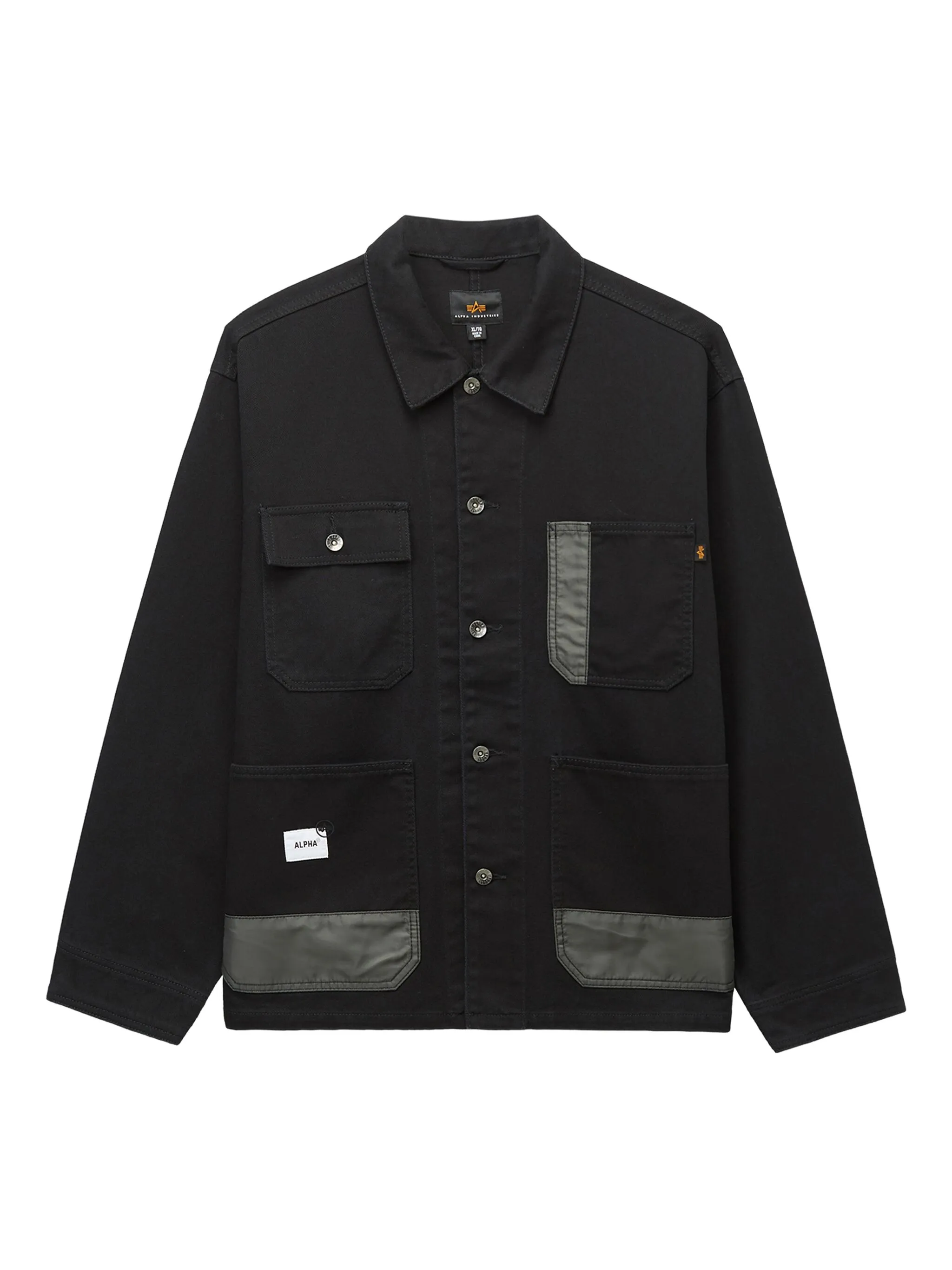 

Куртка с контрастными вставками Alpha Industries, черный