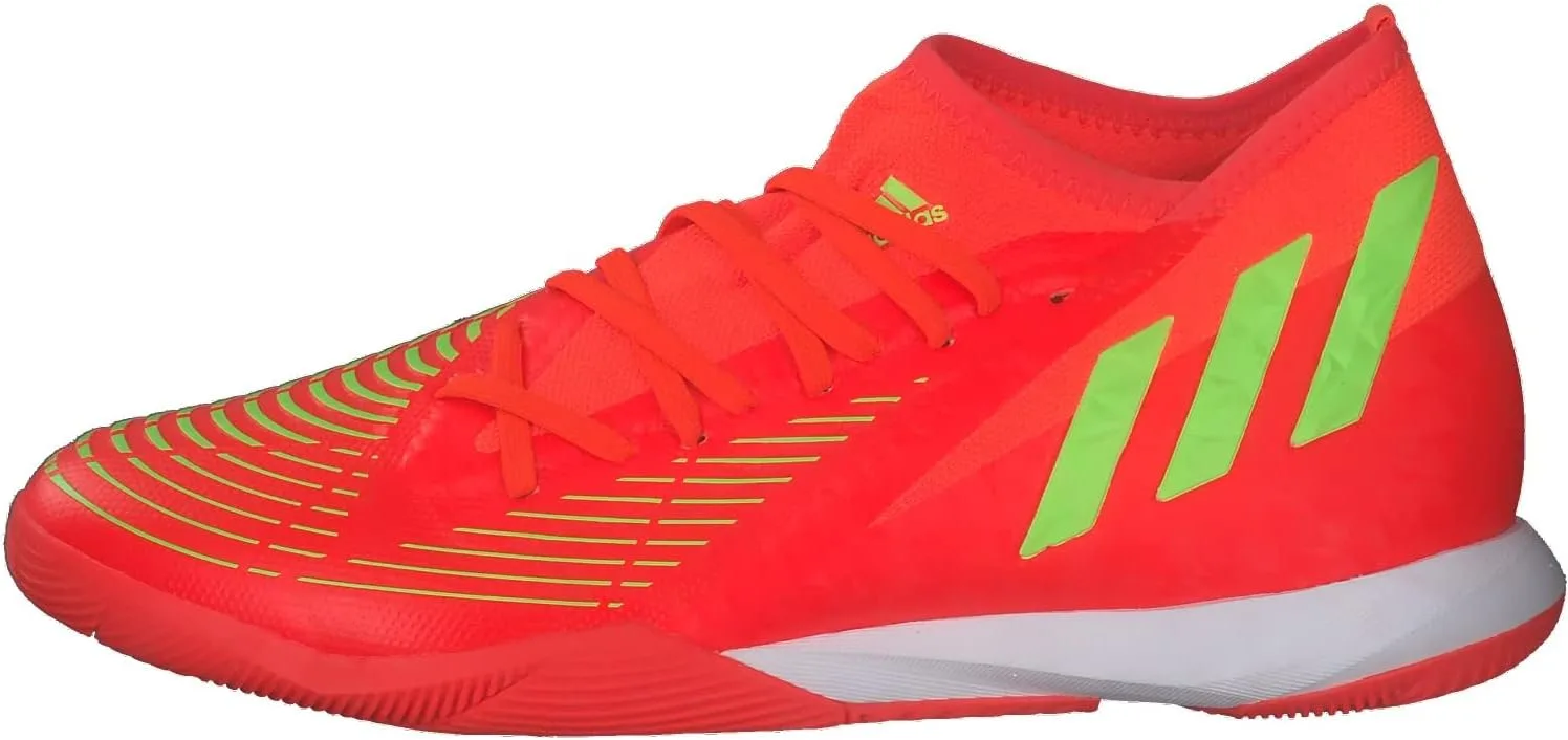 Мужские кроссовки Adidas Predator Edge .3, черный/красный/зеленый — фото 2