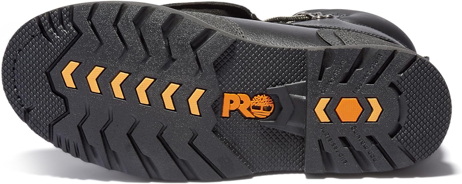 Timberland PRO мужские водонепроницаемые ботинки с внешней металлической защитой и стальным носком, 8 дюймов, Black-2024 New — фото 4