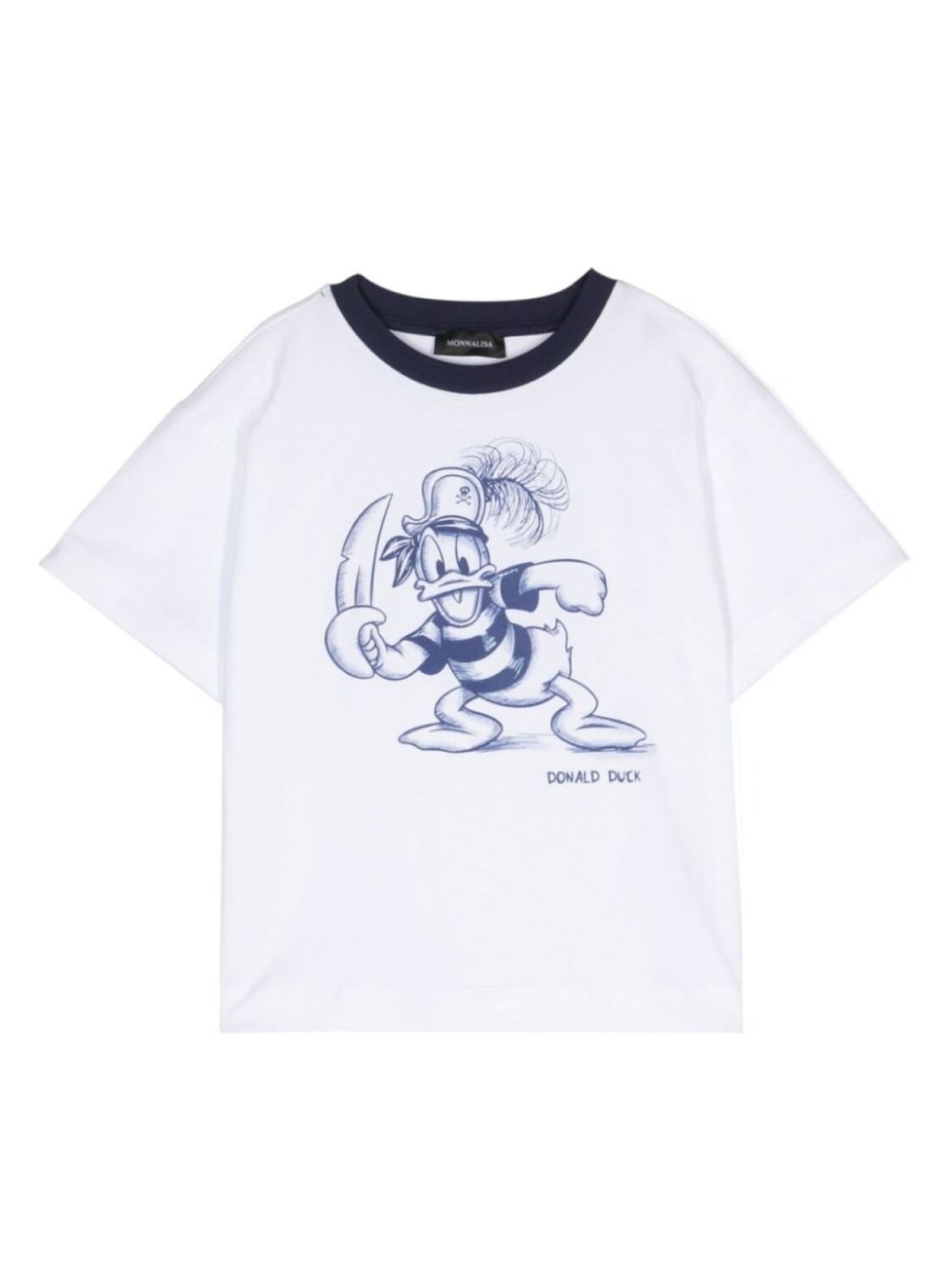 

Monnalisa футболка с принтом Donald Duck, белый