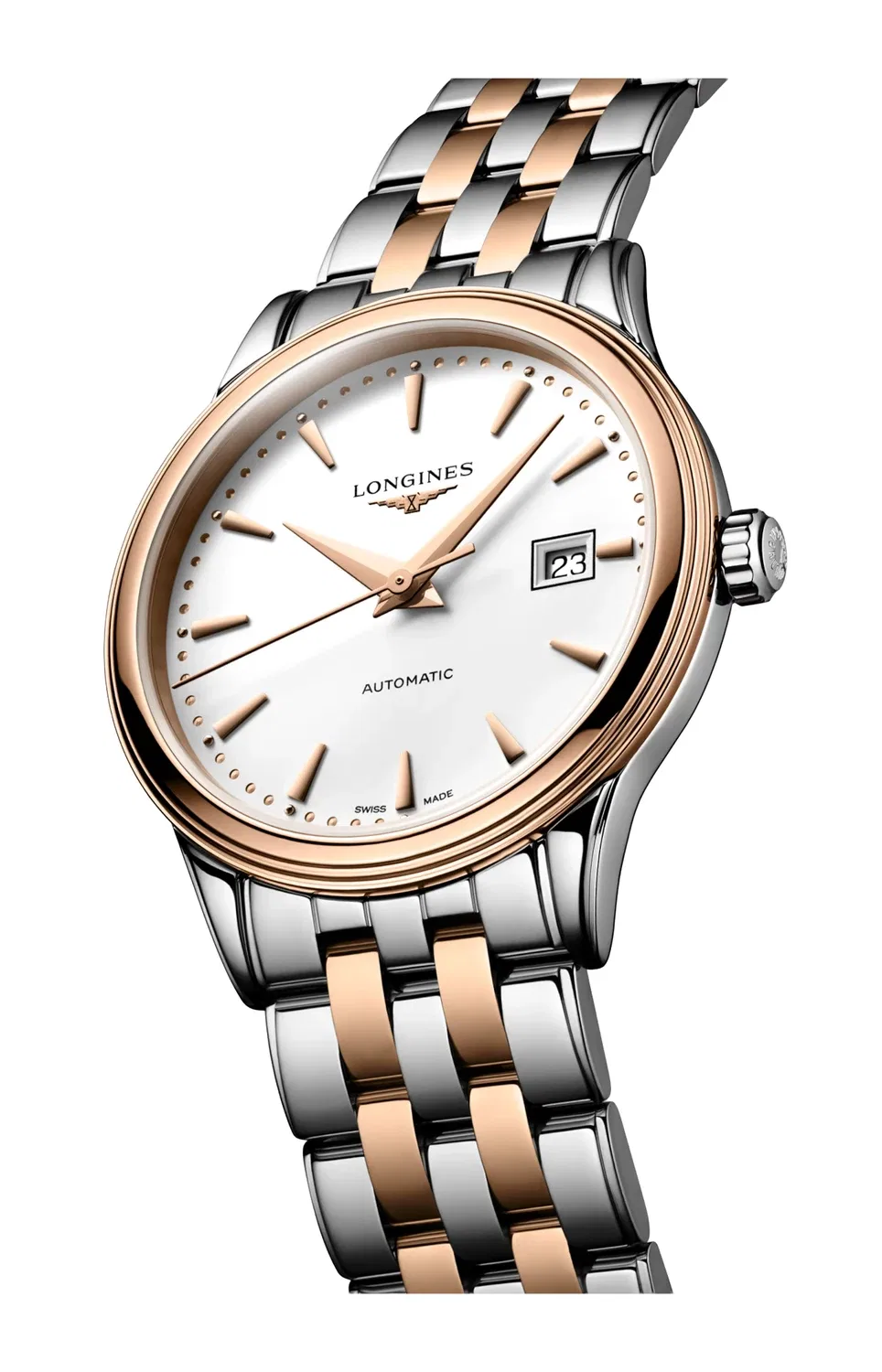 Флагманская классика - L4.374.3.90.7 LONGINES, серебряный — фото 4