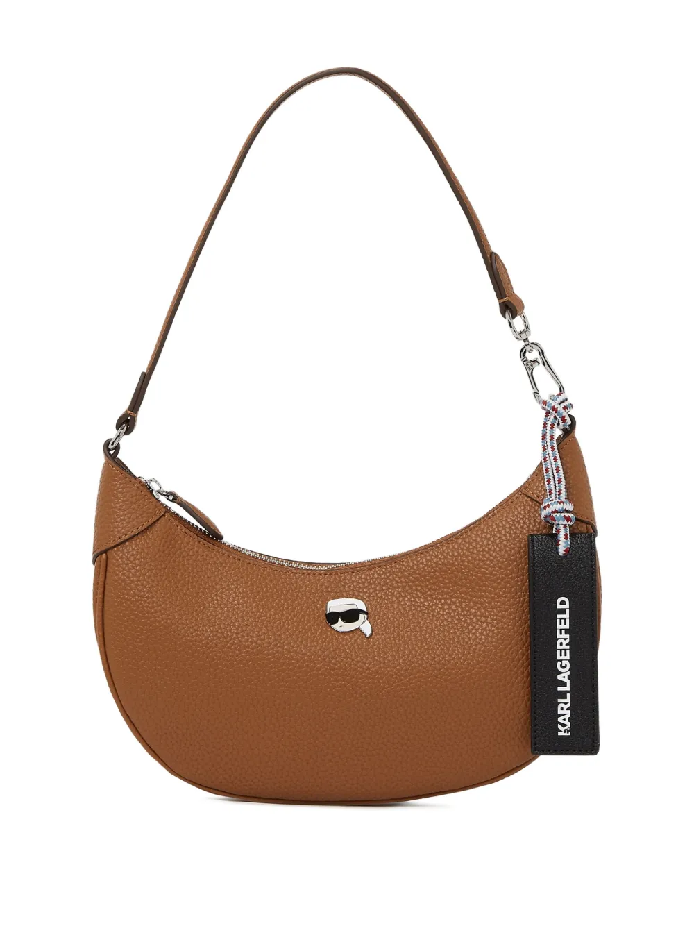 

Сумка на плечо с логотипом Karl Lagerfeld, коричневый