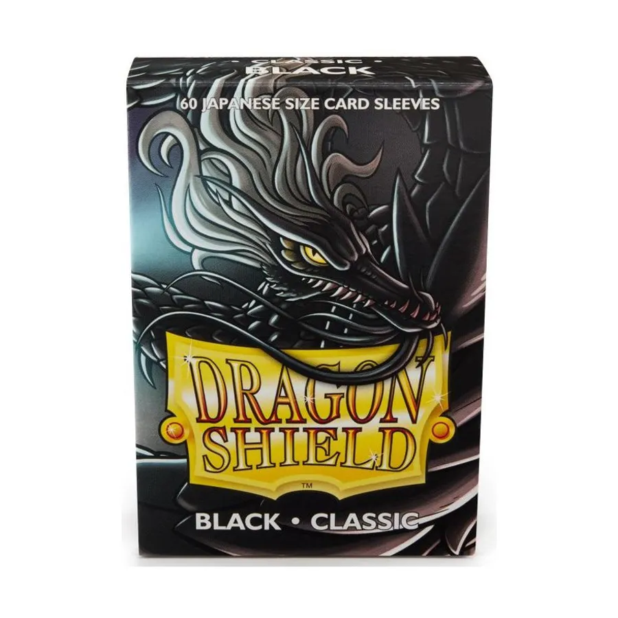 

Японские рукава – классический черный (60), Dragon Shield - Card Sleeves - Japanese