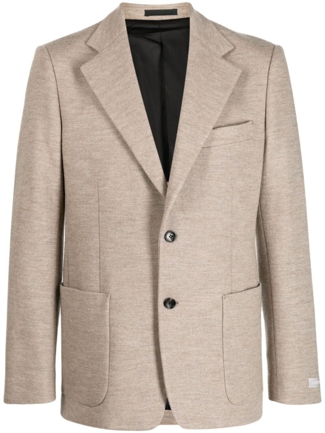 

Пиджак из смесовой шерсти Lanvin, коричневый