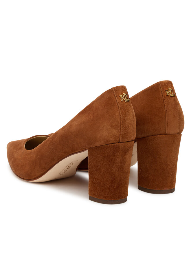 Туфли-лодочки Kingad 802967743002 Lauren Ralph Lauren, коричневый — фото 3