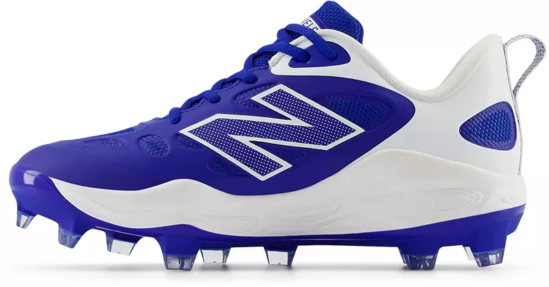 Женские формованные бутсы для софтбола New Balance Fresh Foam X VELO v4, цвет Royal/White — фото 4