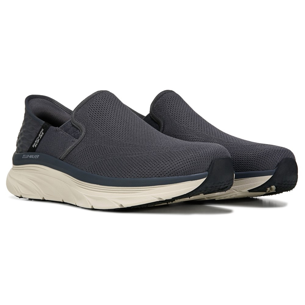 

Мужские слипоны D'Lux Walker Oxford Wide Slip On Skechers, цвет charcoal