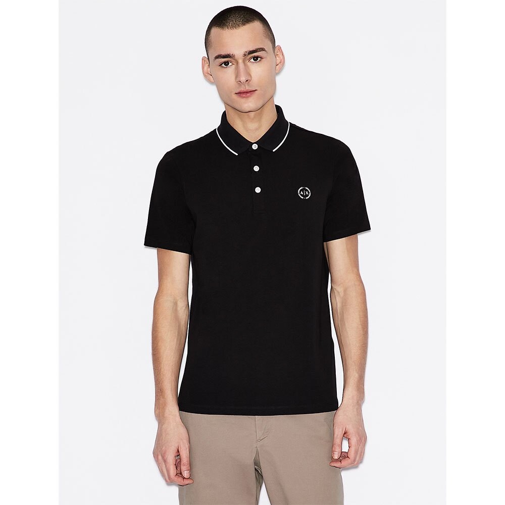 

Поло Armani Exchange 8NZF70_Z8M9Z, черный