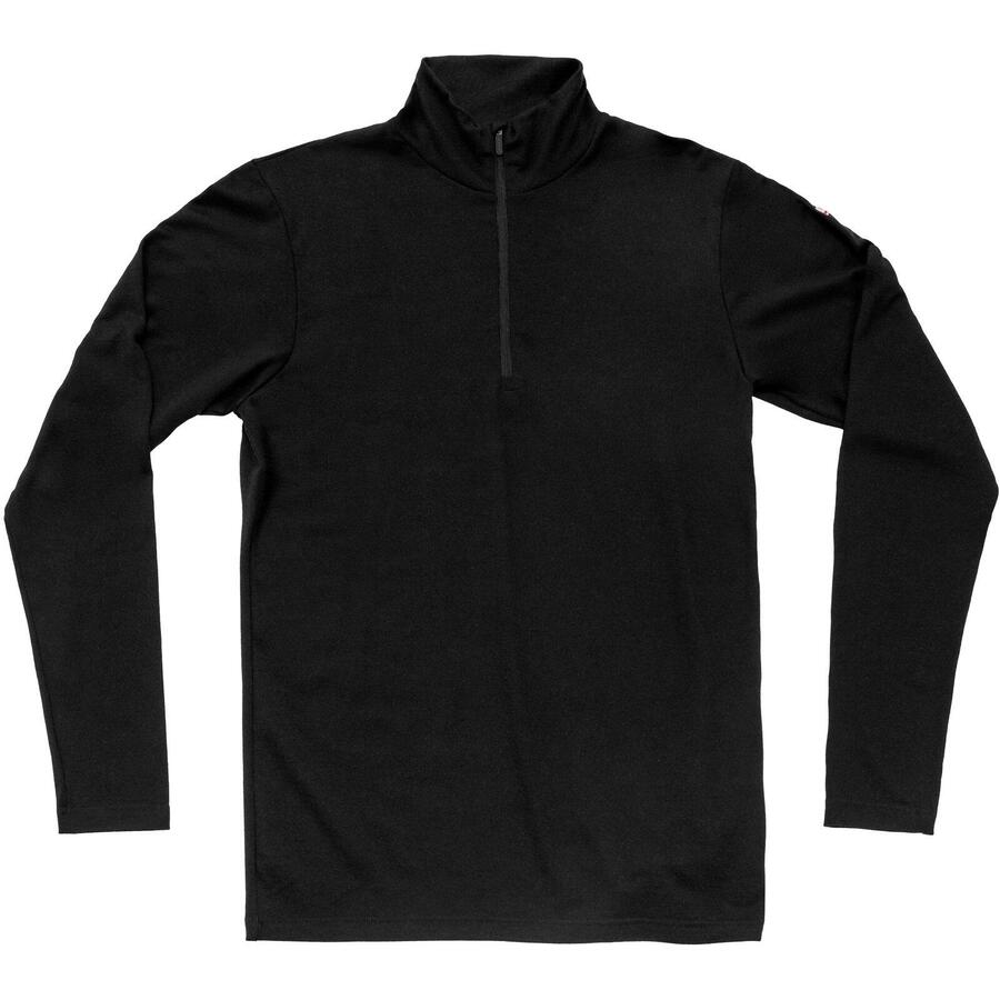 

DEVOLD Функциональная рубашка Breeze Plus Merino 200 Zip Neck Man, чёрная