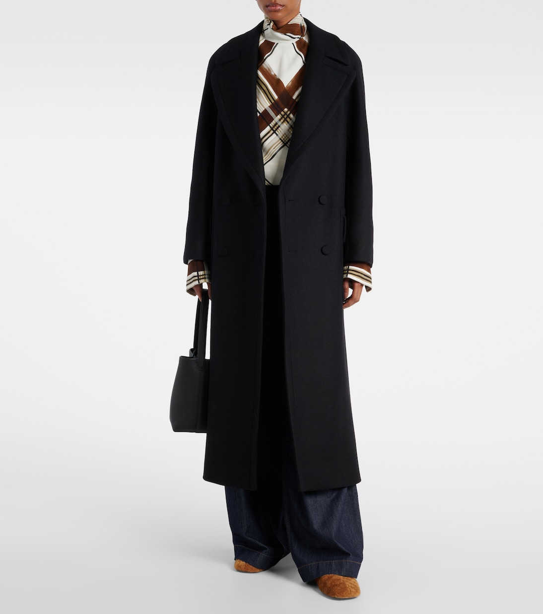 Балетки из овчины Dries Van Noten, желто-коричневый — фото 3