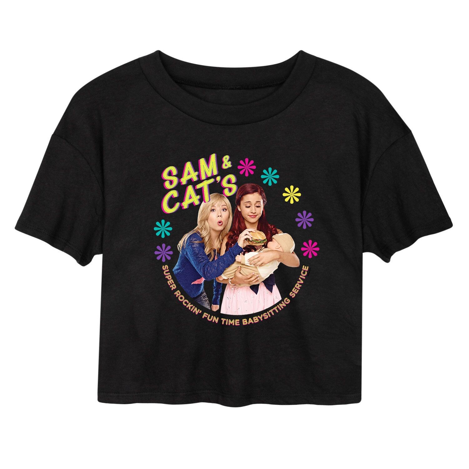 

Укороченная футболка Sam And Cat Babysit для юниоров Licensed Character