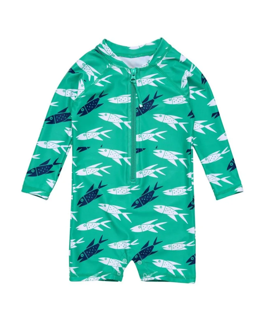 Детский комбинезон Baby Boys Baby-Off The Hook LS Sunsuit Snapper Rock, зеленый