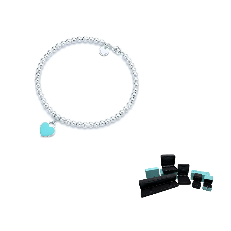 

TIFFANY & CO. Возвращение в Тиффани Коллекция 925 Серебряный браслет Women's