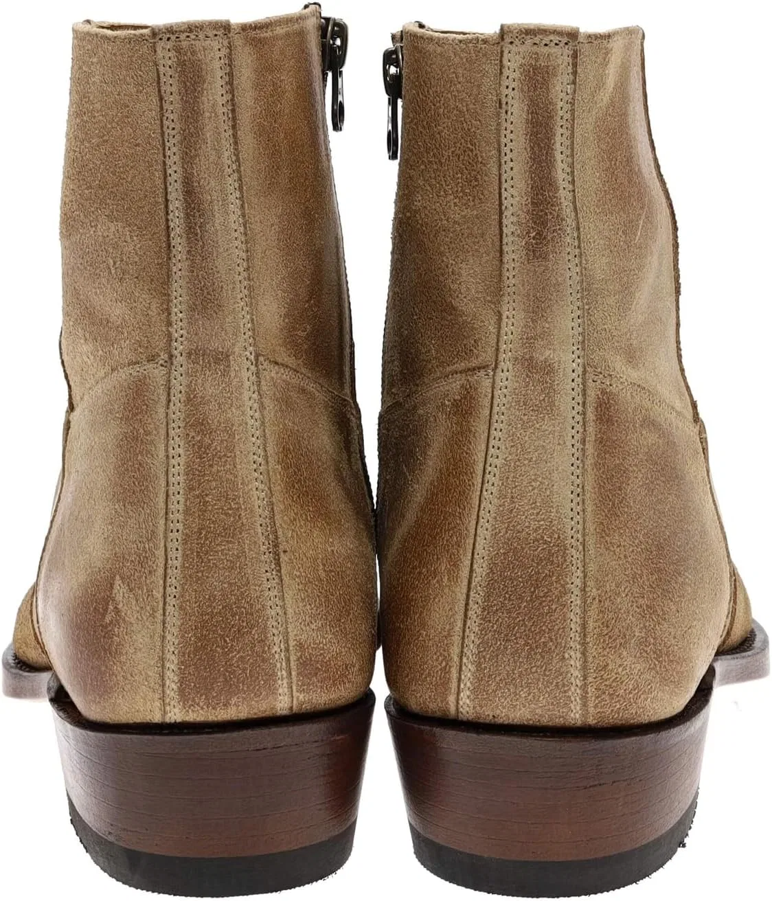 FB Fashion Boots Alvaro Мужские ковбойские ботинки, кожаные ботинки, ботинки в стиле вестерн, бежевые — фото 4