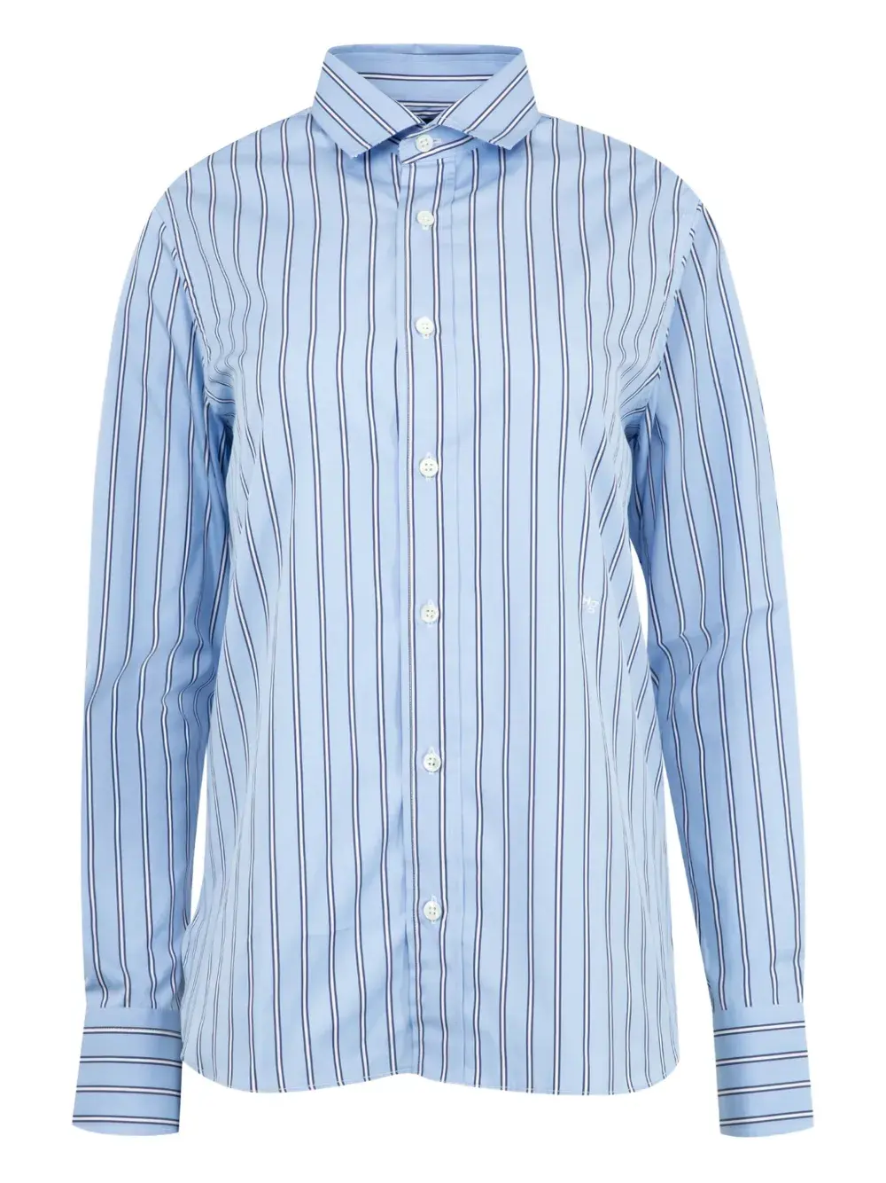

Полосатая рубашка на пуговицах HommeGirls, синий