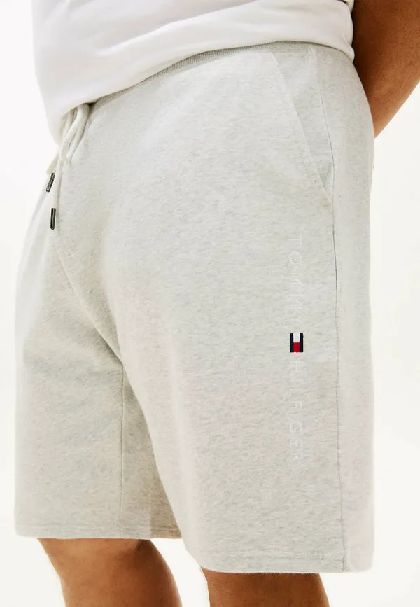 Плюс оригинальные махровые пижамные штаны для отдыха Tommy Hilfiger, Ice Grey Heather — фото 4
