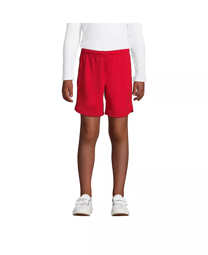 

Детские спортивные шорты с сеткой Lands' End, красный