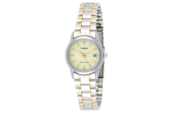 

Женские золотые часы серии Standard LTP-V002SG-9A CASIO