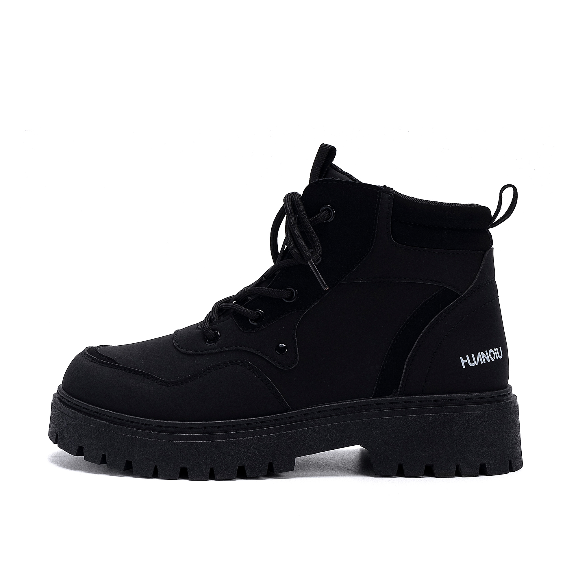 

HUANQIU Короткие ботинки Combat мужские черные