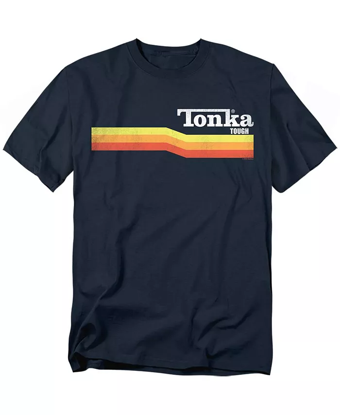 

Большая и высокая футболка Tonka Tonka с логотипом Tough Stripe Hasbro+, синий