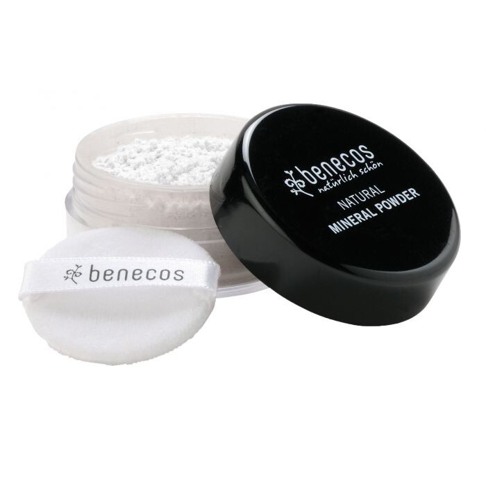 

Пудра для лица Natural Mineral Powder Polvos Sueltos Translúcidos Benecos, Blanco