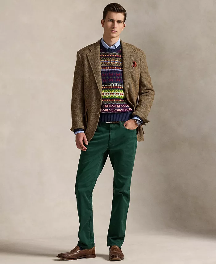 

Мужские брюки Varick Slim Straight Stretch Sateen Polo Ralph Lauren, зеленый