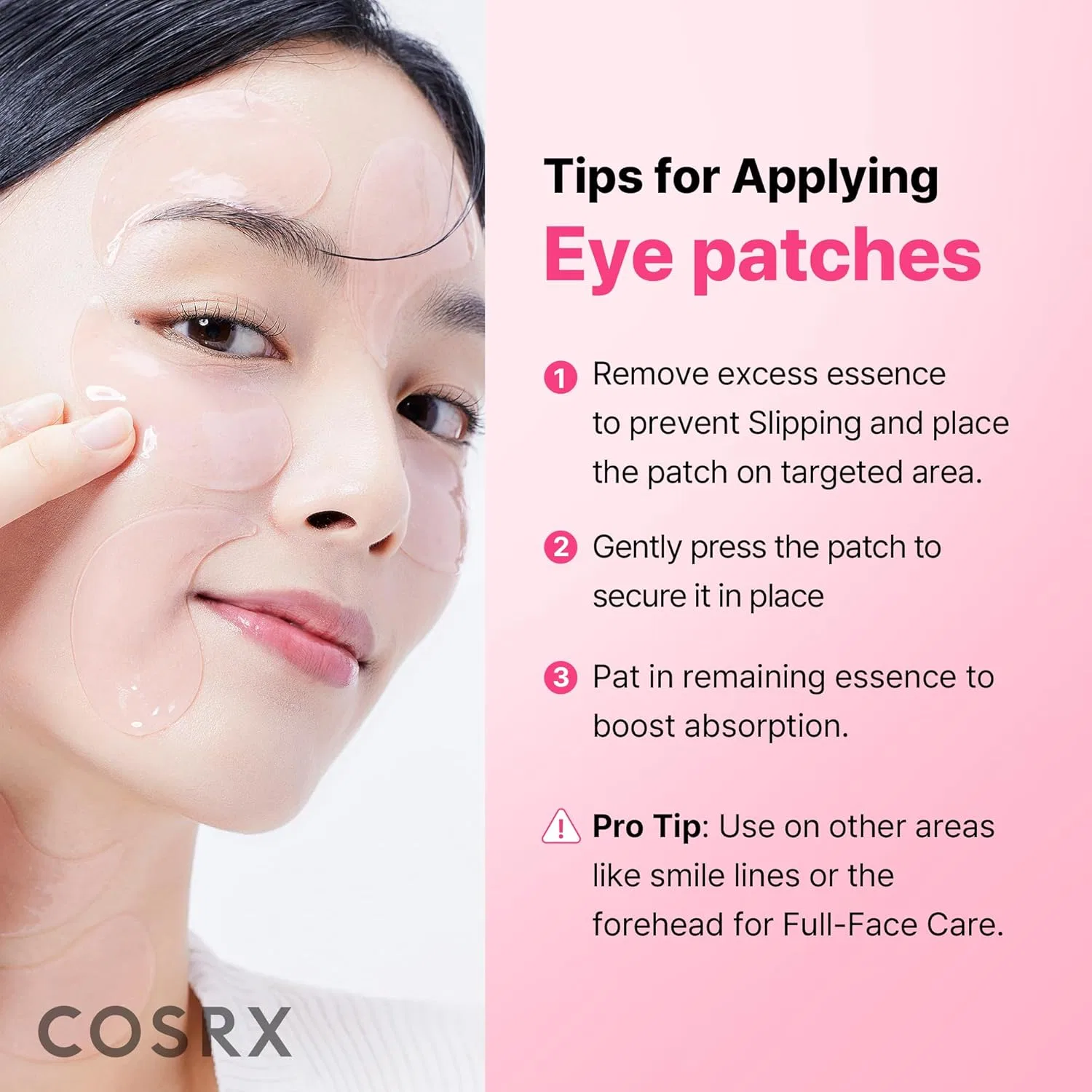 Гидрогелевые патчи для глаз «Pink Peptide Collagen» от COSRX Cosrx, Pink Peptides — фото 4