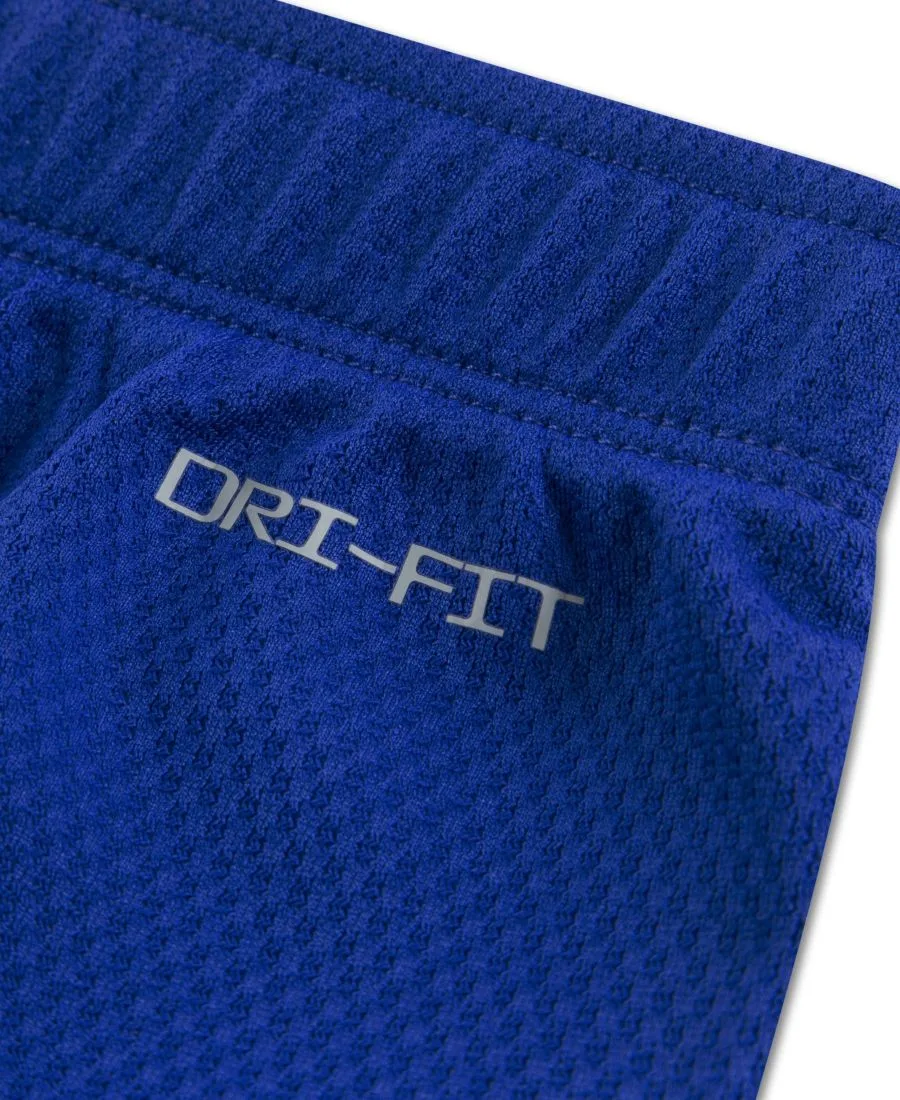 Детский комплект из футболки с коротким рукавом и шорт Dri-FIT с изображением бейсбольных персонажей (4-7 лет), Nike, game royal/heather серый — фото 4