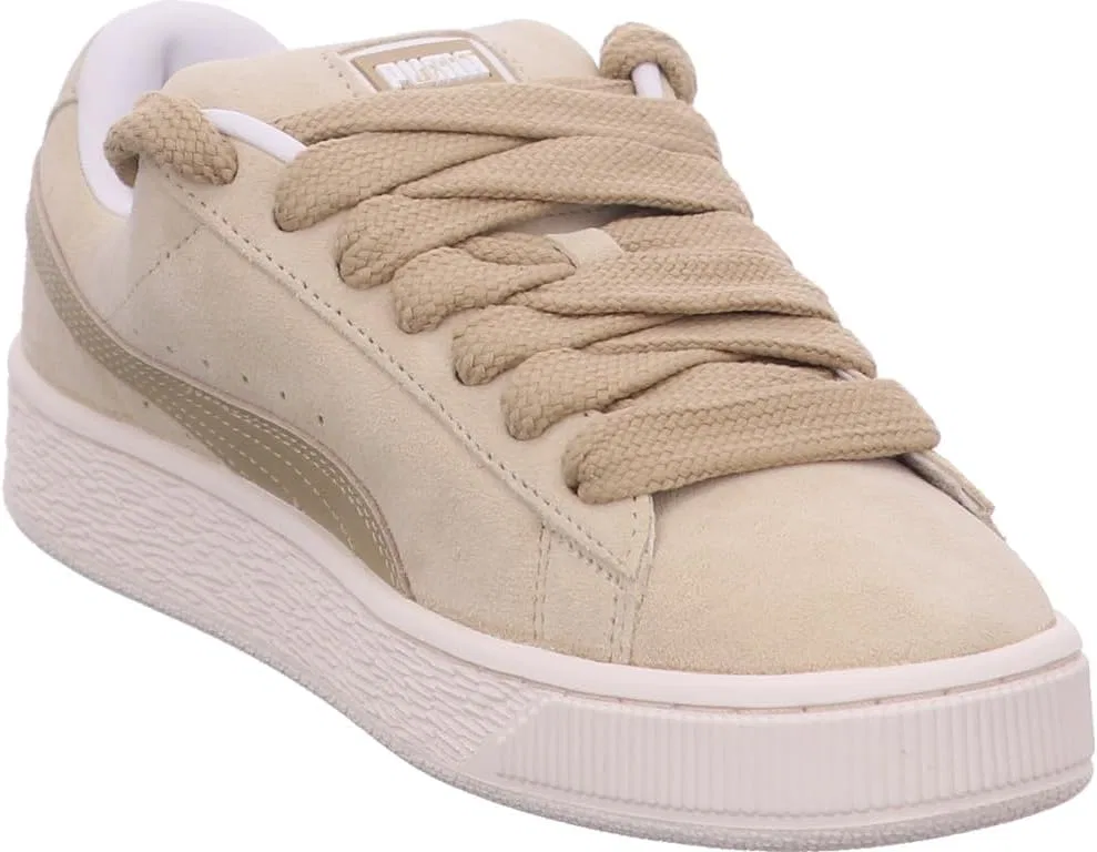 Повседневные кроссовки Puma Suede XL унисекс, модель 39520505, бежевые — фото 4