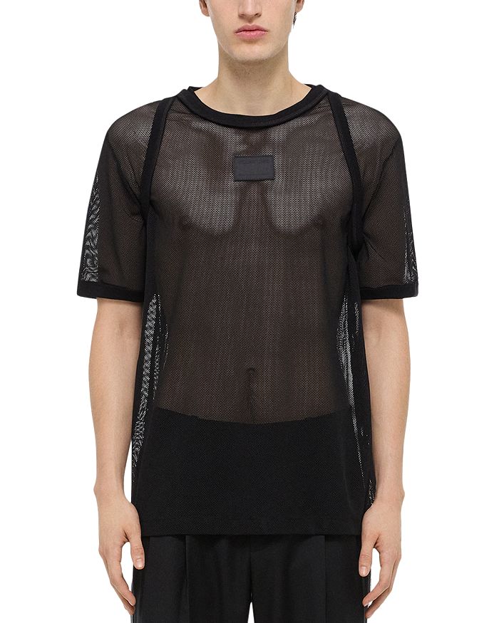 

Футболка с коротким рукавом и логотипом Helmut Lang, черный