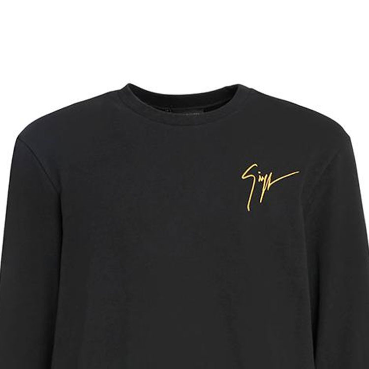 

Свитер с кристаллами Dragon Giuseppe Zanotti, черный