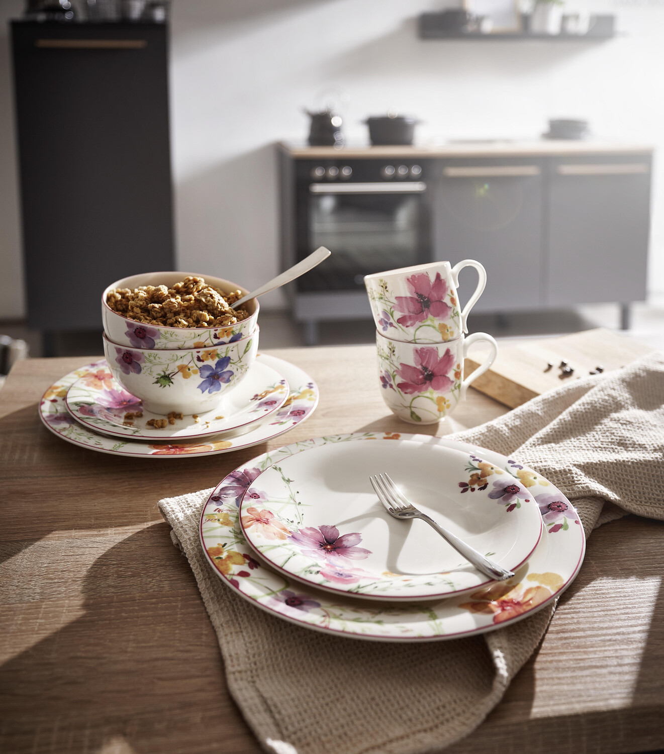 

Комбинированный сервиз 8 предметов mariefleur basic Villeroy & Boch, мультиколор