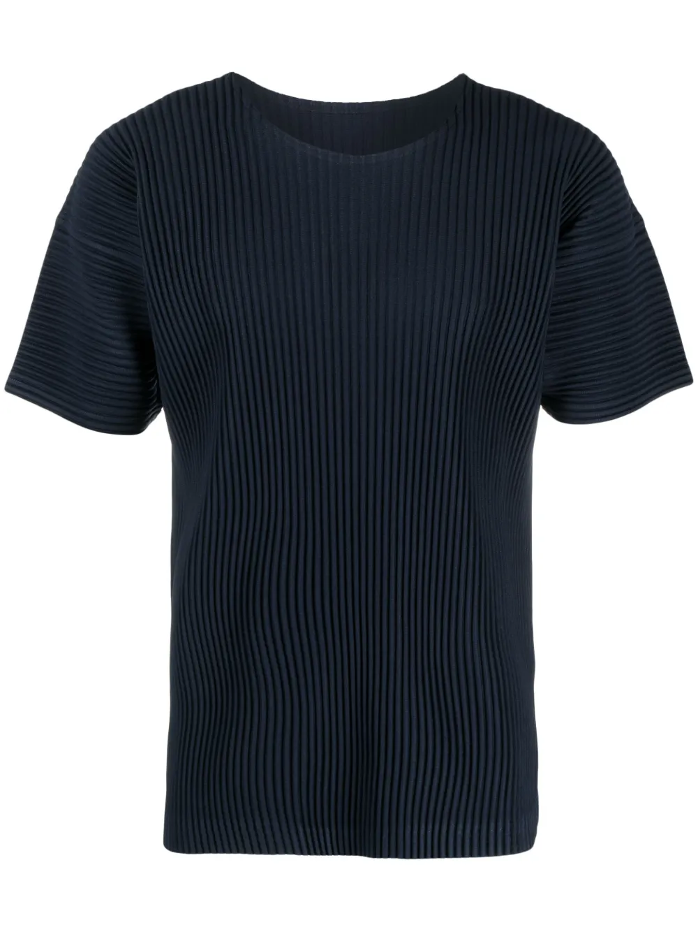 

Футболка в рубчик Homme Plissé Issey Miyake, синий