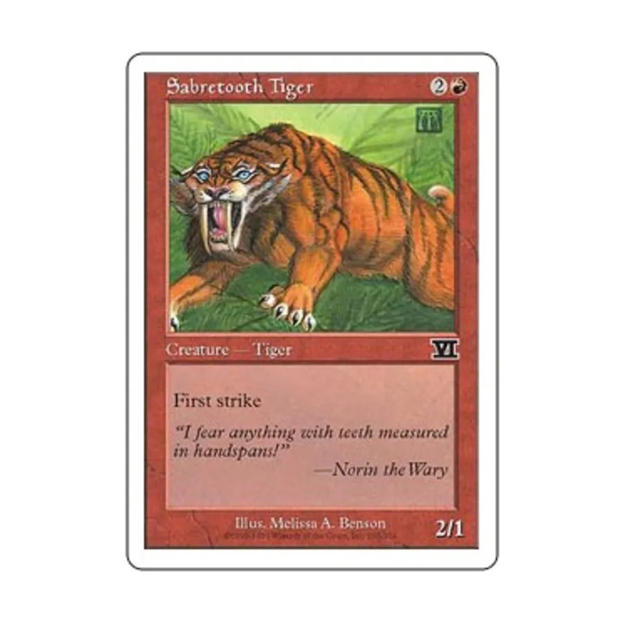 

CCG Саблезубый тигр (клавиша C), MTG - 6th Edition (Classic)