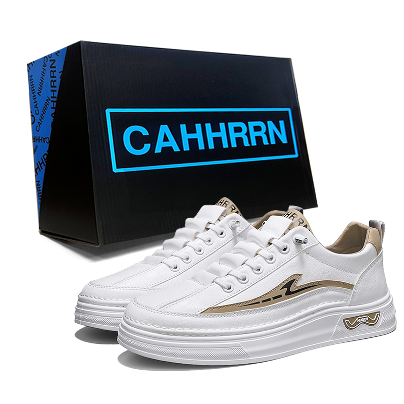 

Нескользящие низкие кроссовки для мужчин CAHHRRN, White Khaki