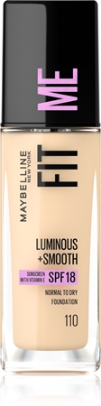 

Жидкая основа для осветления и разглаживания кожи MAYBELLINE NEW YORK Fit Me!, 110 Porcelain 30 ml