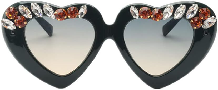 

Солнцезащитные очки ICARA Bling в форме сердца, украшенные кристаллами и стразами, в стиле ретро, ​​для женщин и мужчин, модные солнцезащитные очки с бриллиантами в форме сердца, Green