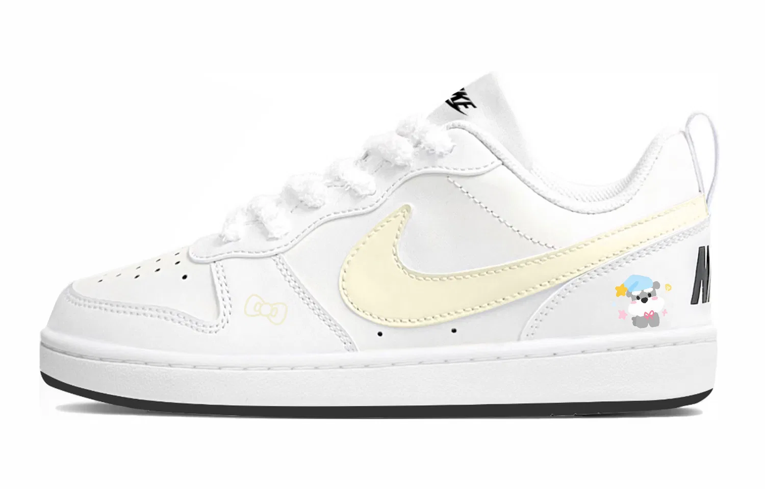 Кроссовки для скейтбординга Court Borough 2 Low top Yellow Unisex Nike